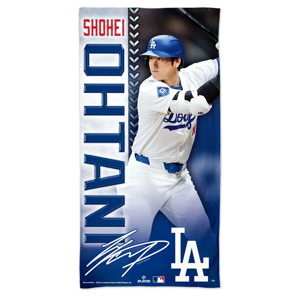 SHOHEI OHTANI - Los Angeles Dodgers Spectra Beach Towel 30inc x 60inc